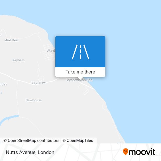 Nutts Avenue map