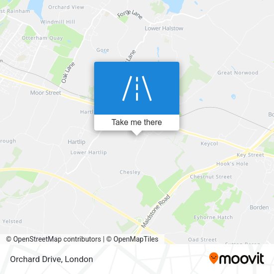 Orchard Drive map