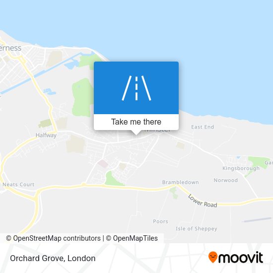 Orchard Grove map