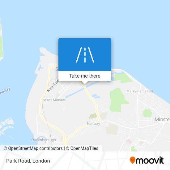 Park Road map