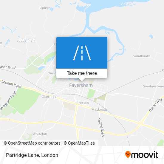 Partridge Lane map