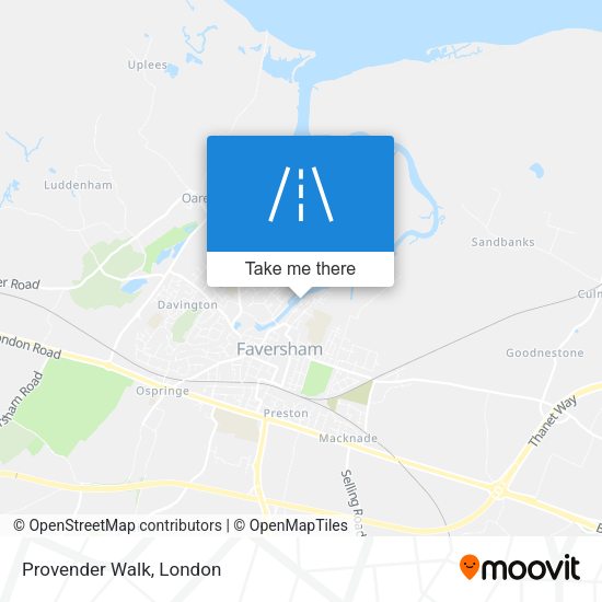Provender Walk map