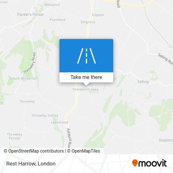 Rest Harrow map