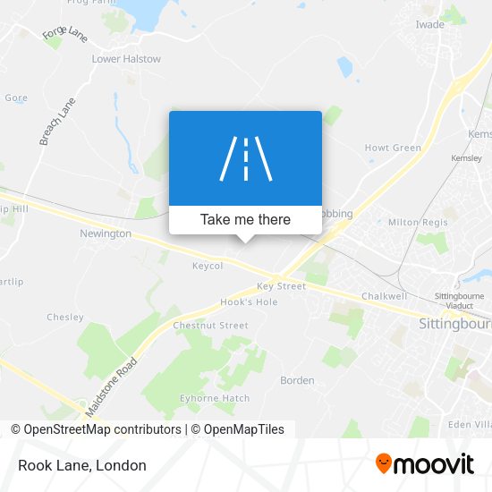 Rook Lane map