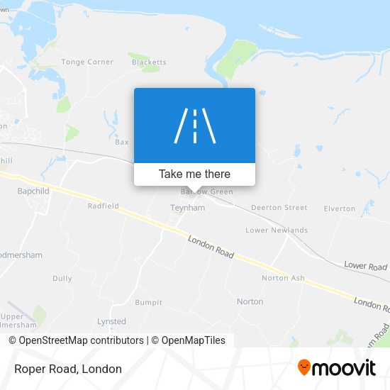 Roper Road map