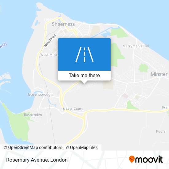 Rosemary Avenue map