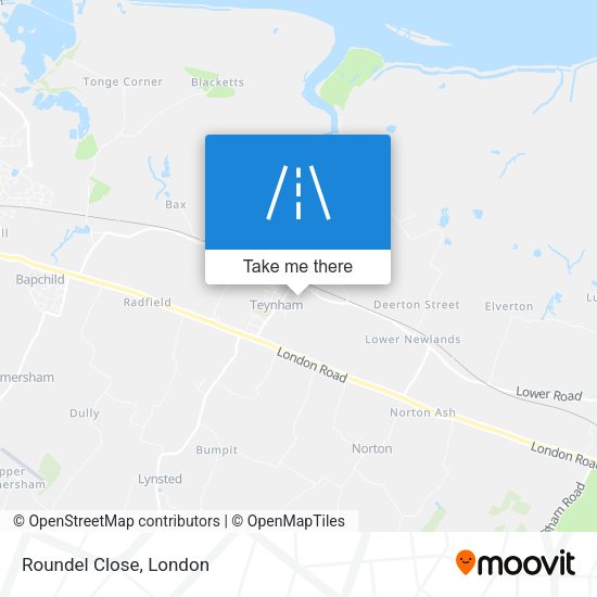 Roundel Close map