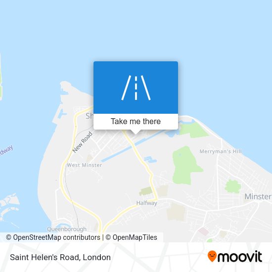 Saint Helen's Road map