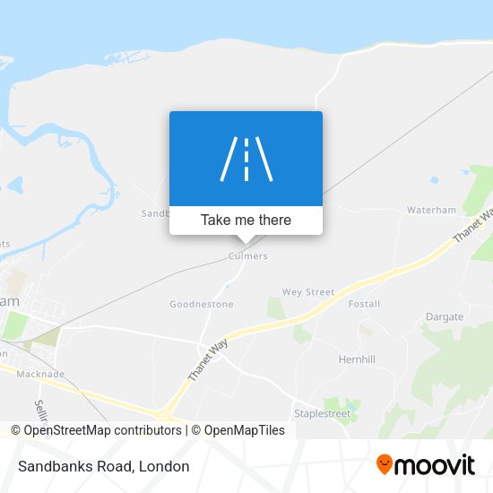 Sandbanks Road map