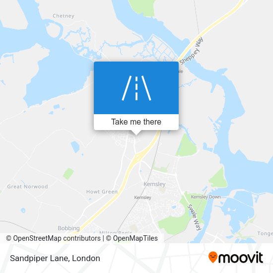 Sandpiper Lane map