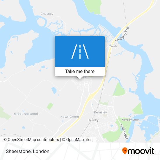 Sheerstone map