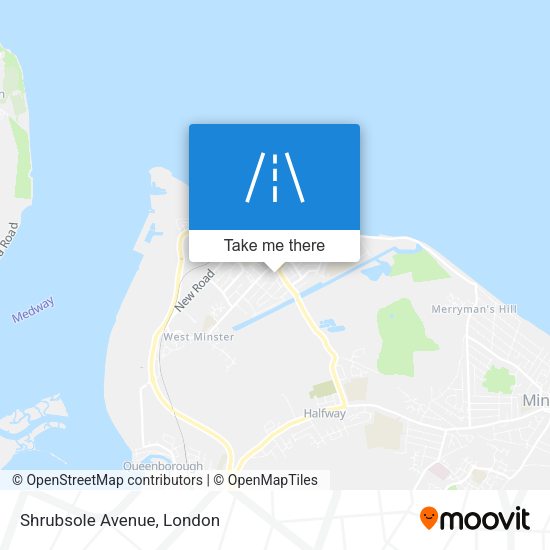 Shrubsole Avenue map