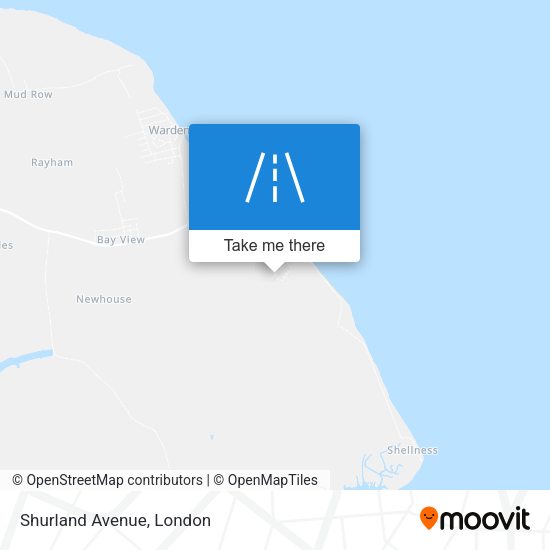 Shurland Avenue map