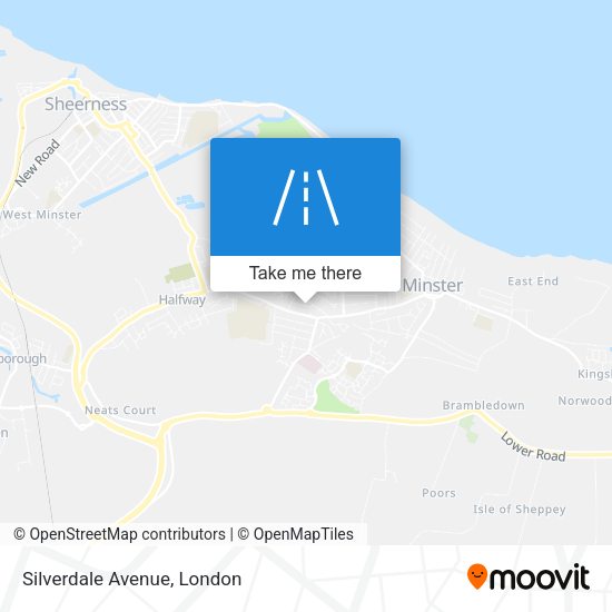 Silverdale Avenue map