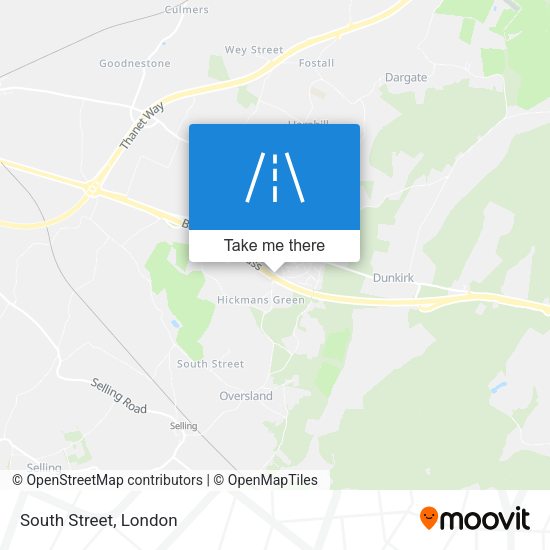 South Street map