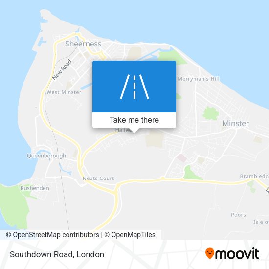 Southdown Road map