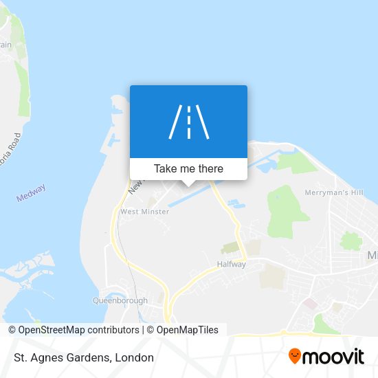 St. Agnes Gardens map