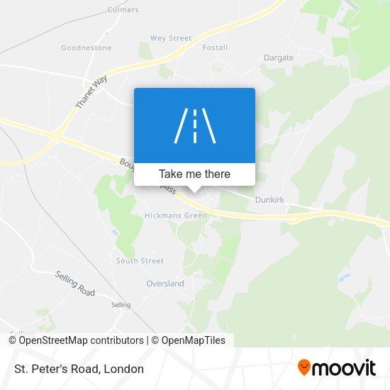 St. Peter's Road map