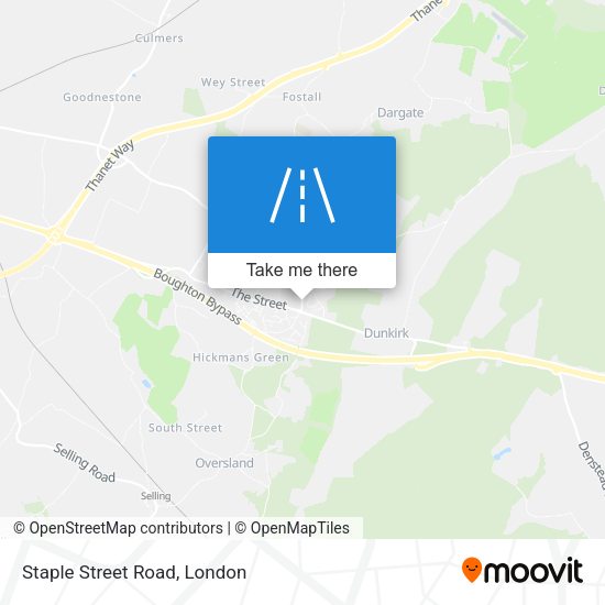 Staple Street Road map