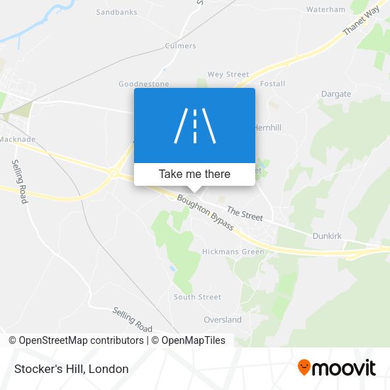 Stocker's Hill map