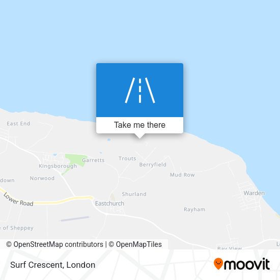 Surf Crescent map