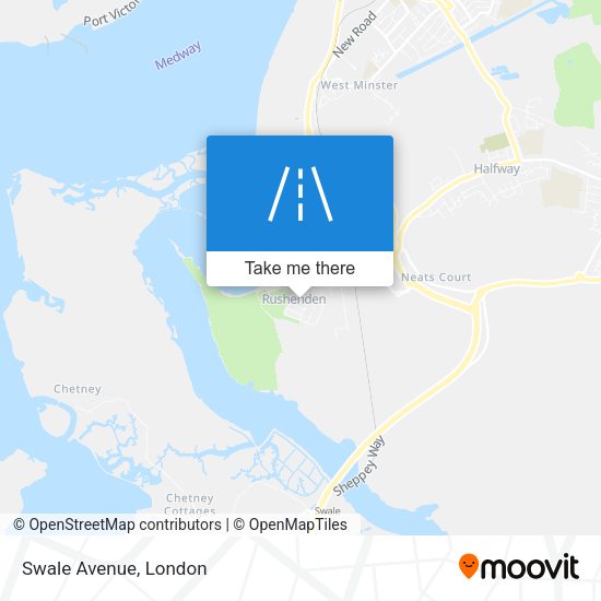 Swale Avenue map
