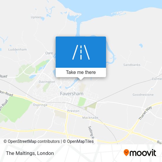 The Maltings map