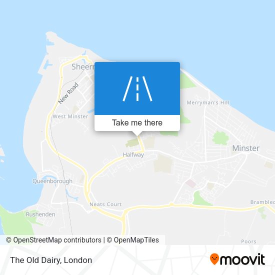 The Old Dairy map