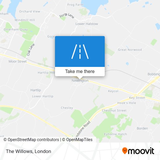 The Willows map