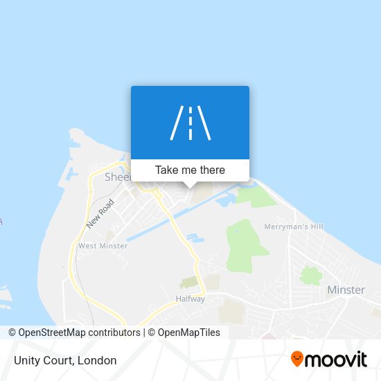 Unity Court map