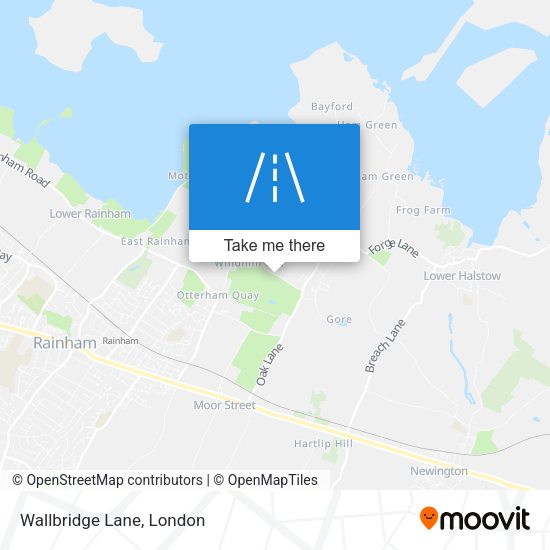 Wallbridge Lane map