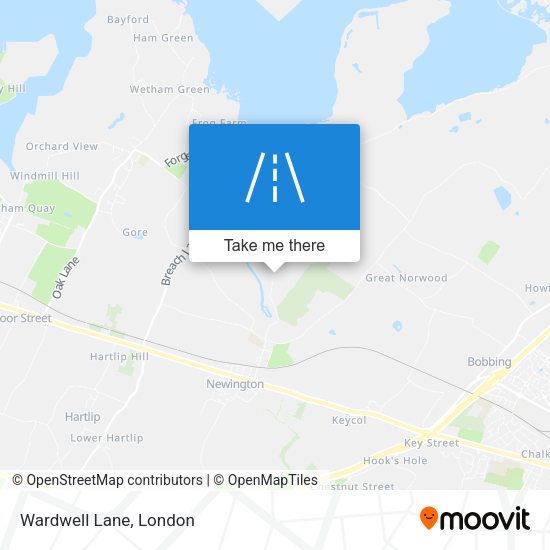 Wardwell Lane map