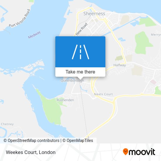 Weekes Court map