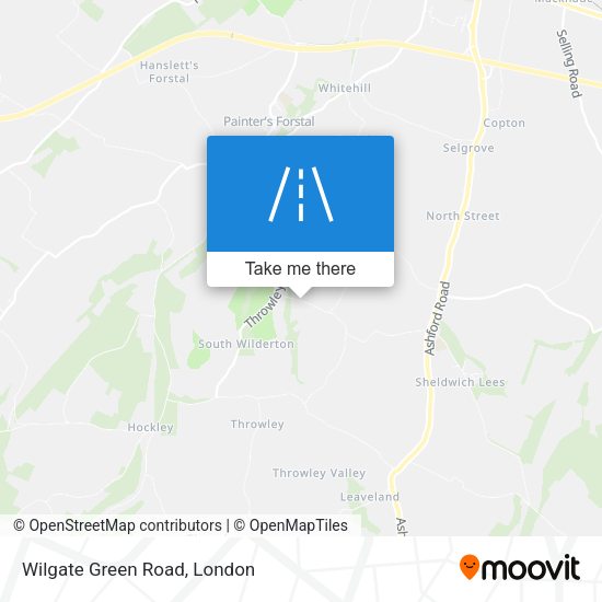 Wilgate Green Road map