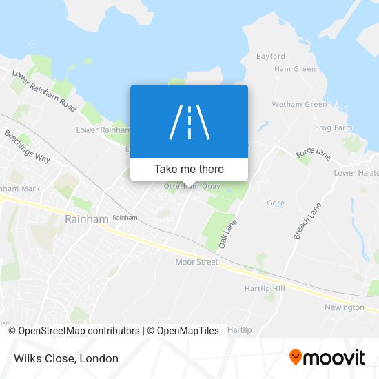 Wilks Close map