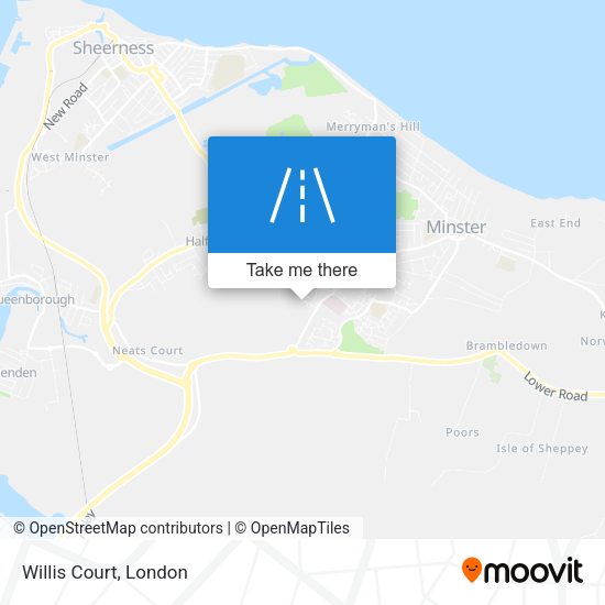 Willis Court map