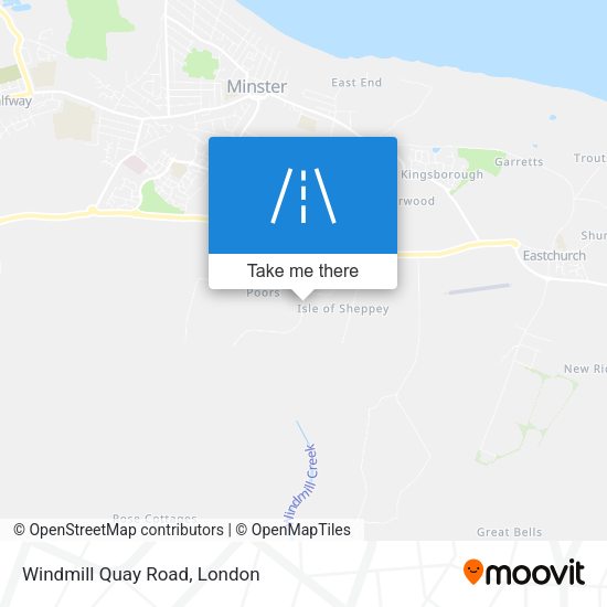 Windmill Quay Road map