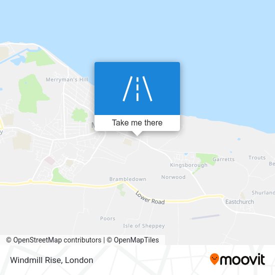 Windmill Rise map