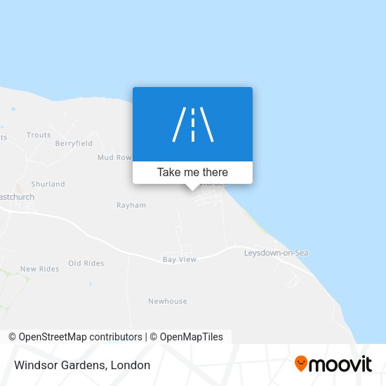 Windsor Gardens map