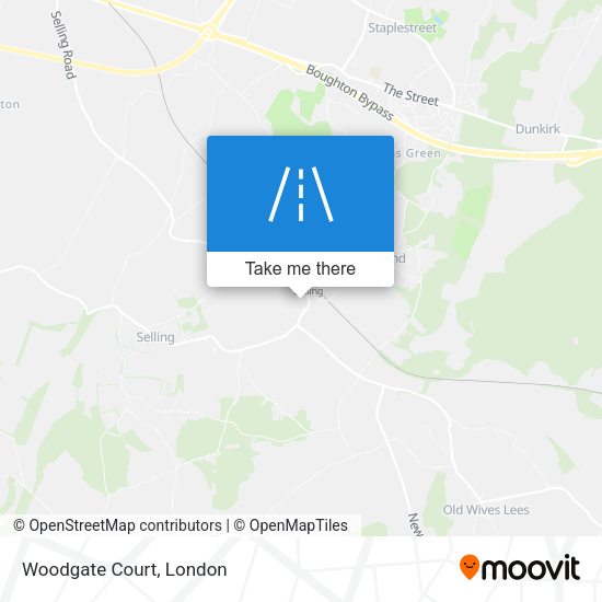 Woodgate Court map