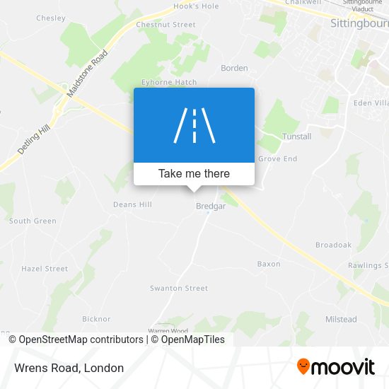Wrens Road map