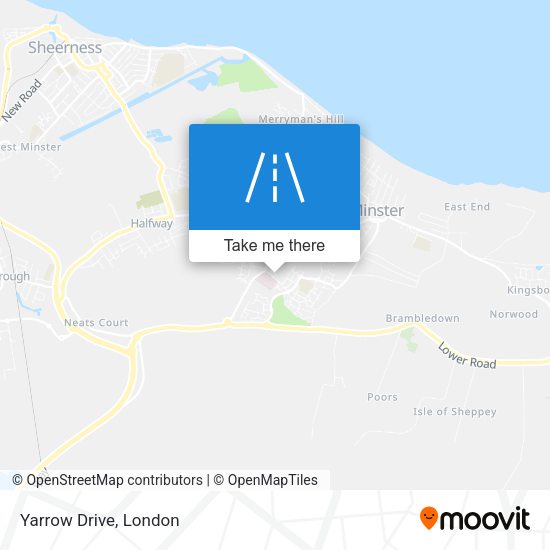Yarrow Drive map