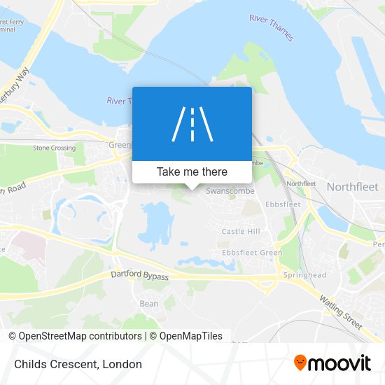 Childs Crescent map