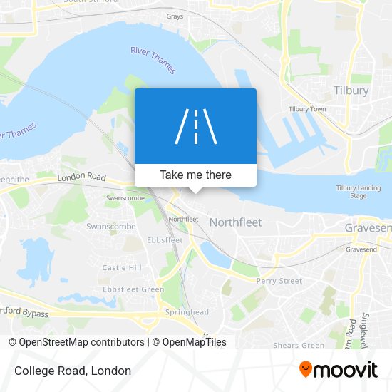 College Road map