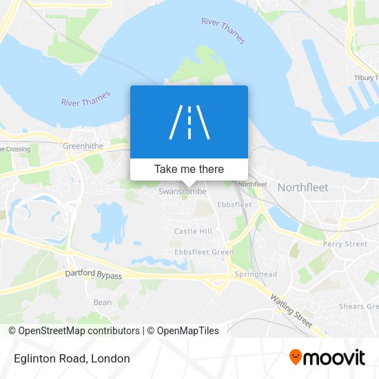 Eglinton Road map