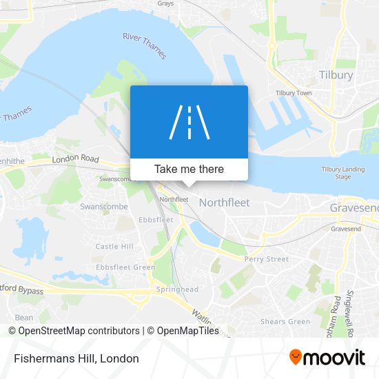 Fishermans Hill map