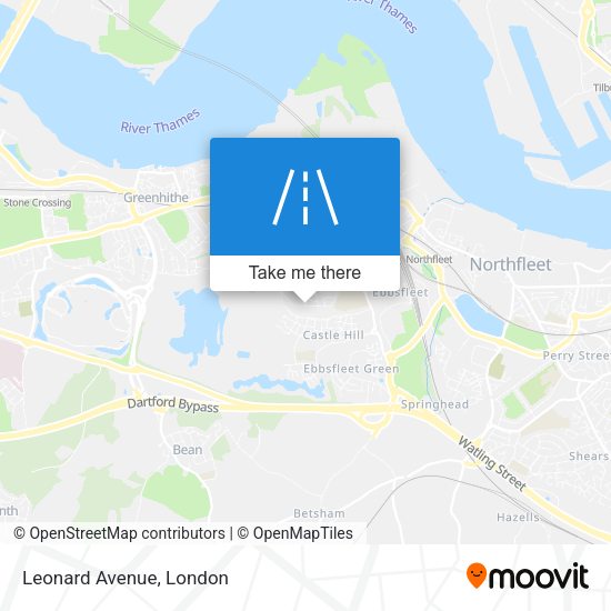 Leonard Avenue map