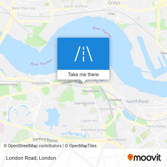 London Road map