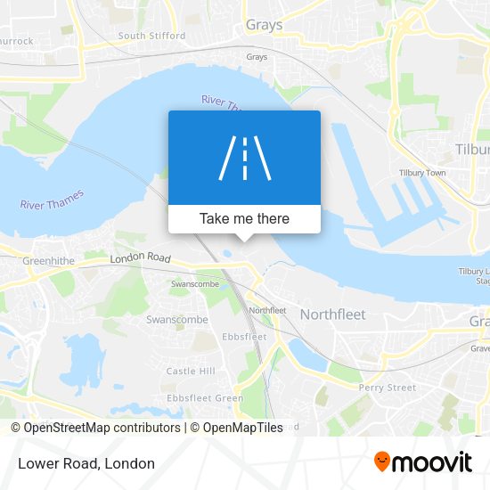 Lower Road map