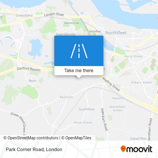 Park Corner Road map